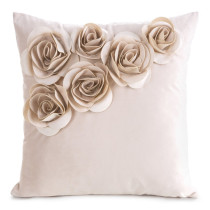 Obliečka na vankúš FLORES 1 pudrový